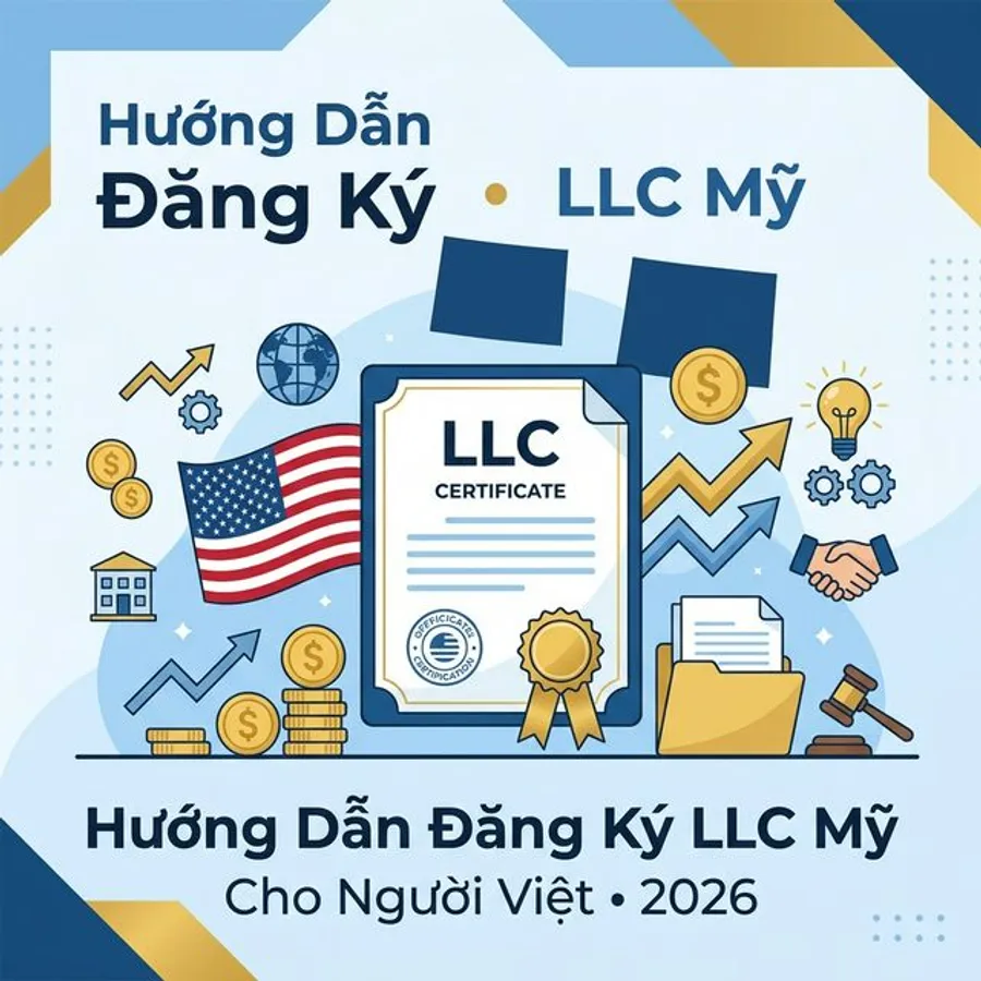 Hướng Dẫn Đăng Ký LLC Mỹ Cho Người Việt: Chi Phí Thực Tế Và Từng Bước Cụ Thể (2026)