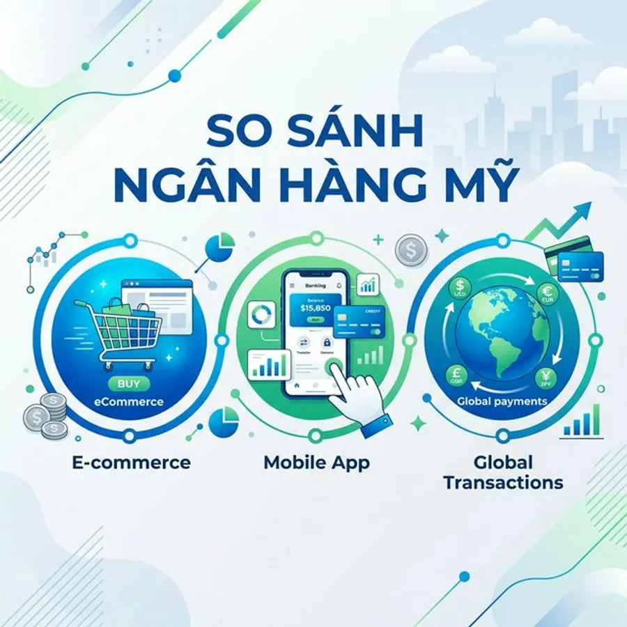 Mở Tài Khoản Ngân Hàng Mỹ Cho LLC: So Sánh Mercury, Airwallex Và Wise Business (2026)