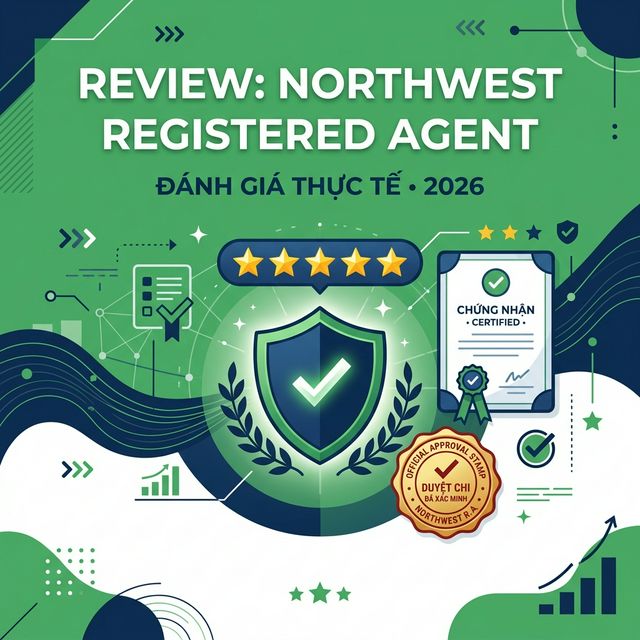 Đánh Giá Northwest Registered Agent 2026: Giá Thực Tế, Ưu Nhược Điểm Và Có Đáng Dùng Không?